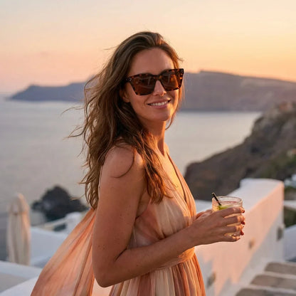 Vista frontal de Bruna gafas de sol hombre color carey tortoise #color_carey