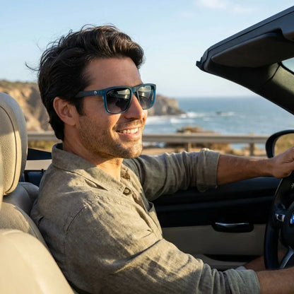 Rapanui RPET gafas de sol diseño frontal para hombre #color_light-ocean