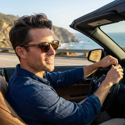 Galápagos gafas de sol carey tortoise diseño frontal para hombre #color_carey