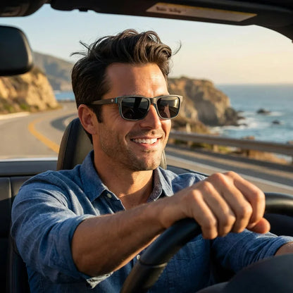 Keule gafas de sol azul oscuro diseño frontal para hombre #color_darkblue