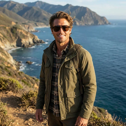 Orson gafas de sol carey tortoise diseño frontal para hombre #color_carey
