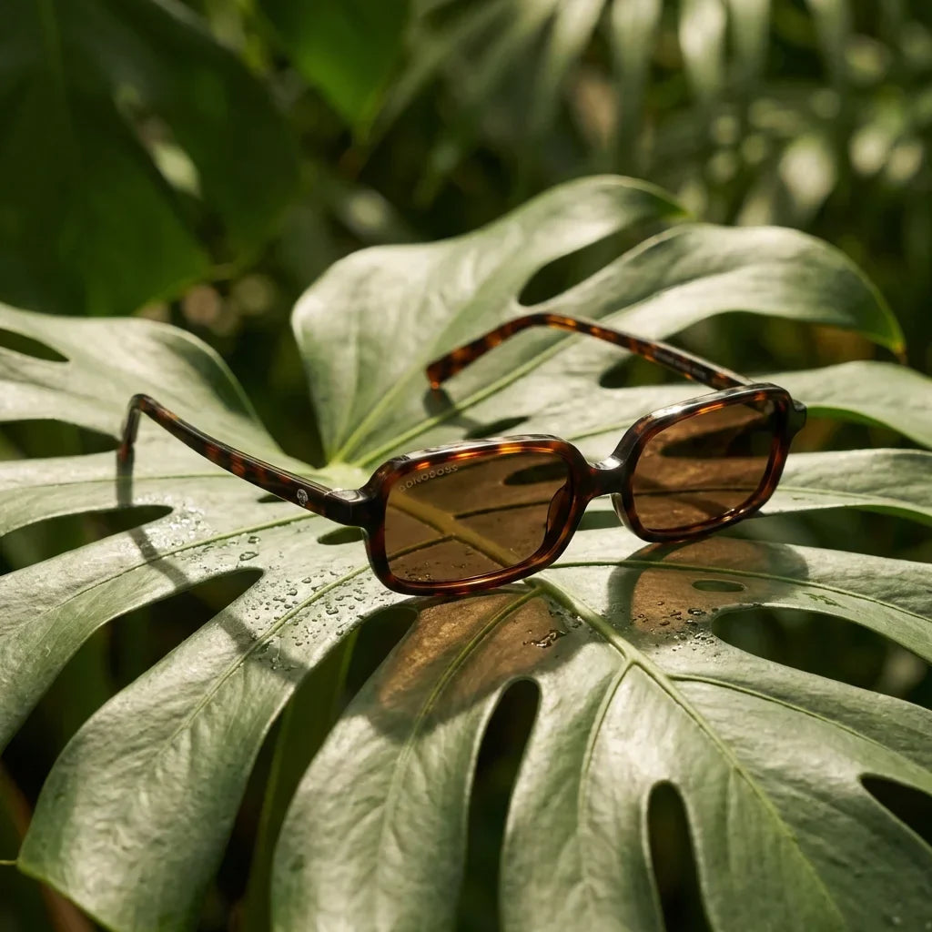 Navarino gafas polarizadas con acabado premium vista frontal carey #color_carey