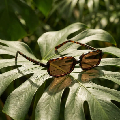 Navarino gafas polarizadas con acabado premium vista frontal carey #color_carey