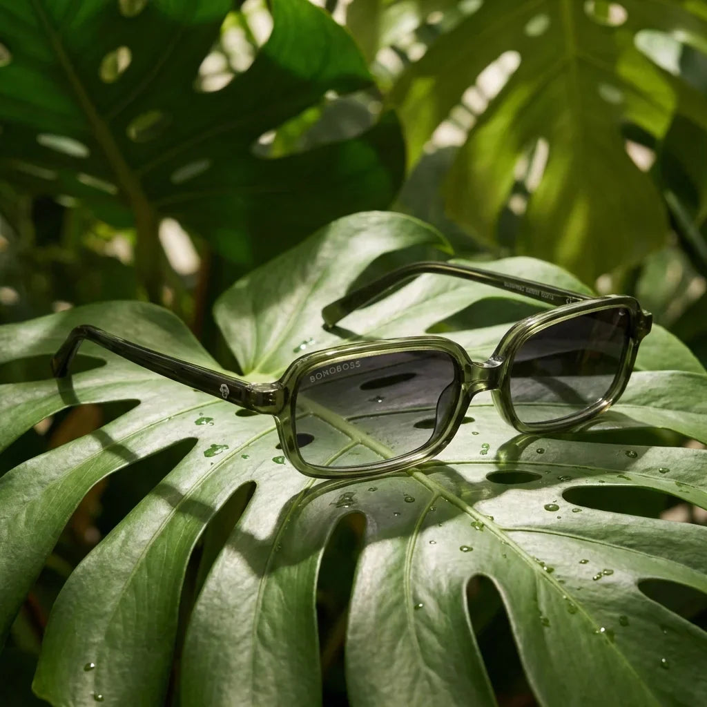 Diseño Navarino lentes de sol color verde clásico frontal hombre y mujer #color_verde