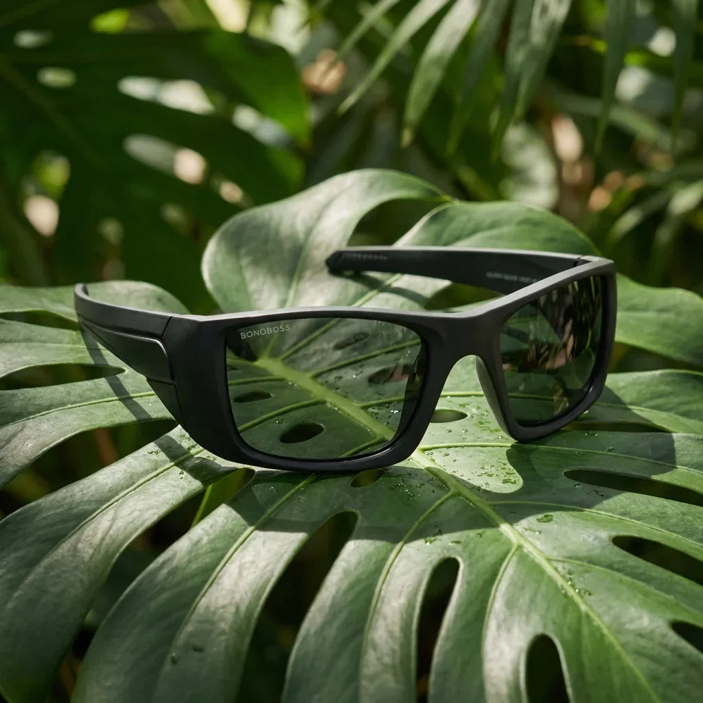Salmon Seeker anteojos de sol mujer negro diseño frontal #color_dark
