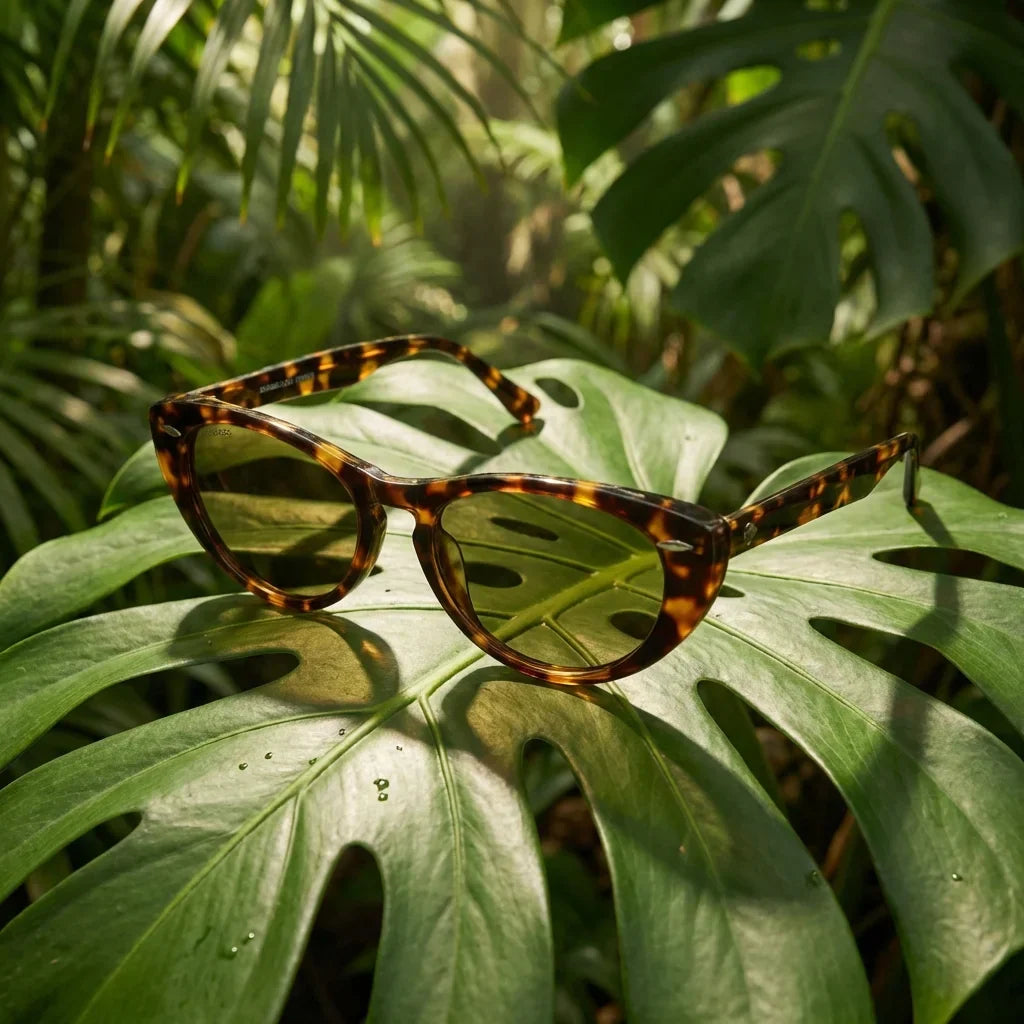 Havana clásico lentes de sol UV400 carey tortoise vista frontal con protección UV400 #color_carey