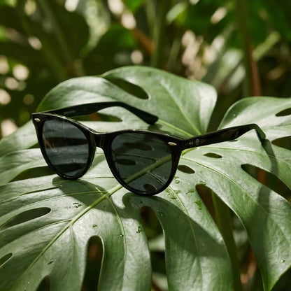 Hanga Roa color negro gafas de sol vista de frente #color_negro