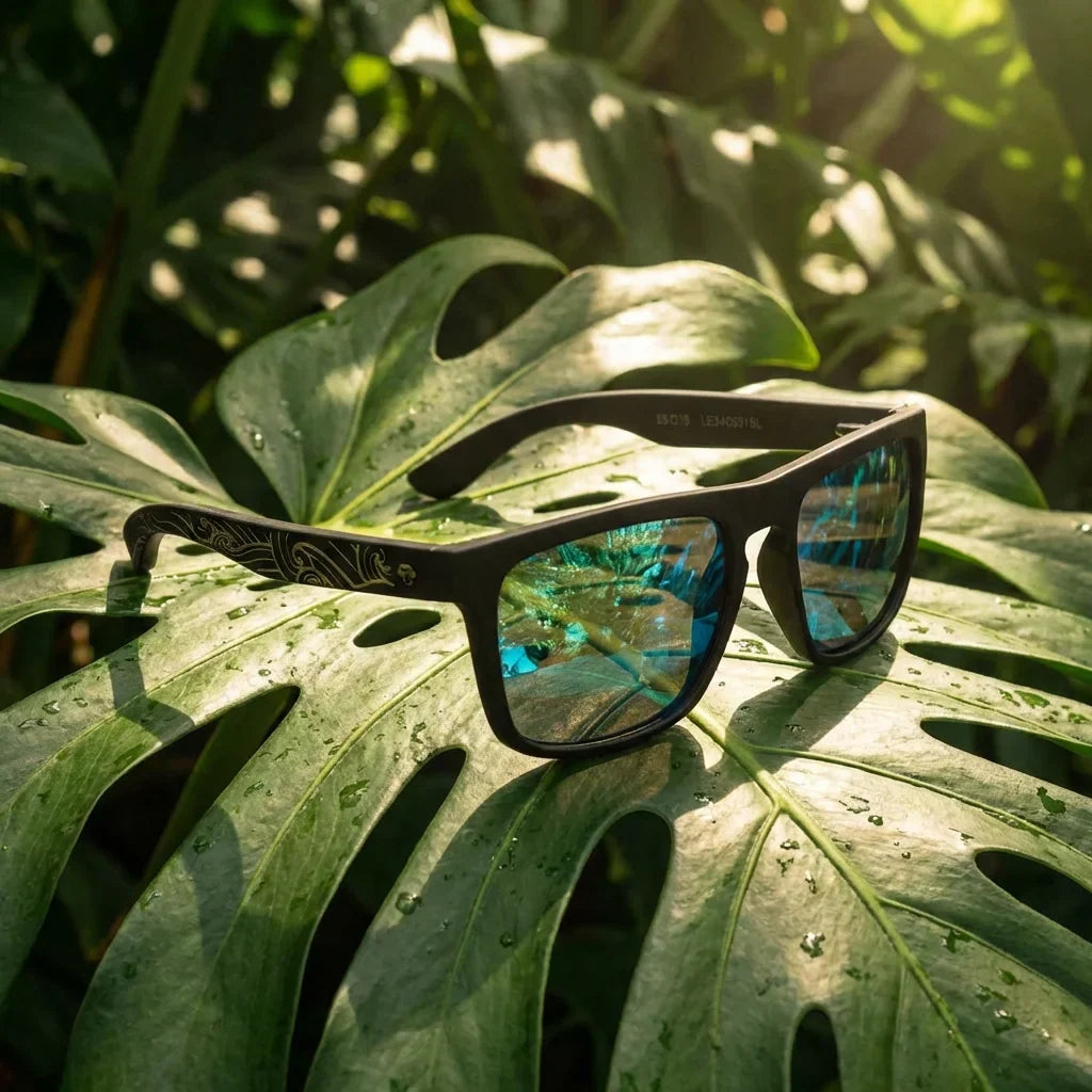 Lautaro Dark Designer's lentes polarizados hombre diseño frontal #color_waves-sky