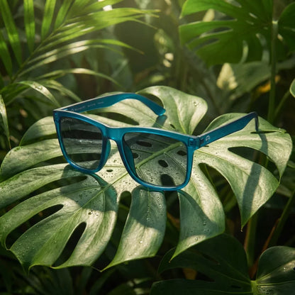 Rapanui RPET anteojos de sol vista de frente unisex #color_light-ocean
