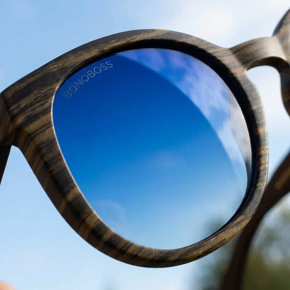Degradé azul Meli Ebony lentes ópticos mujer vista de frente #color_degrade-azul
