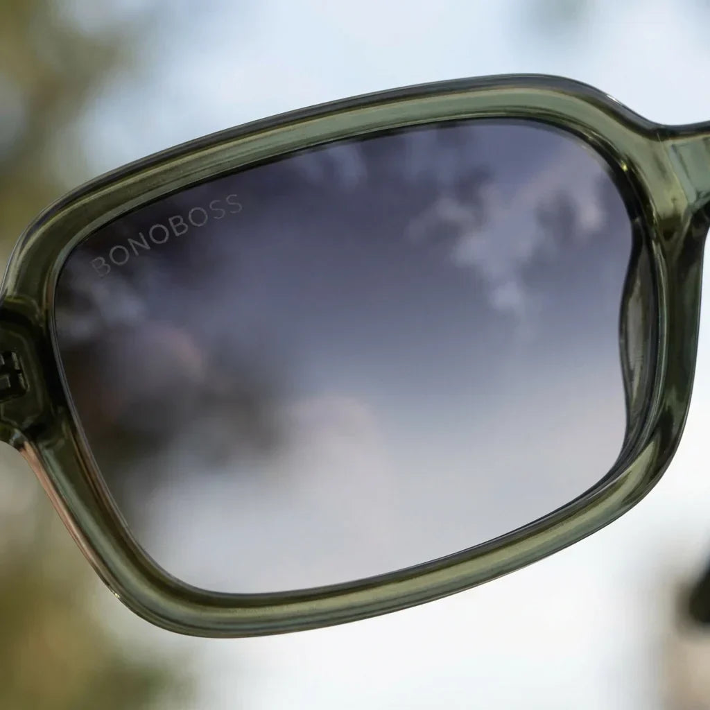 Navarino clásico lentes ópticos verde oliva vista frontal con antireflejo #color_verde