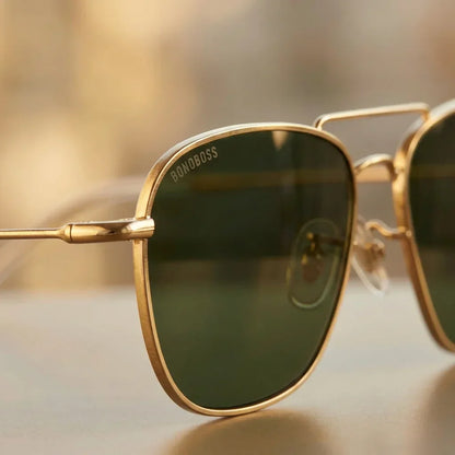 Lentes sol Commander Reverse polarizados UV400 macro textura acetato vetas detalle premium Bonoboss #color_g15