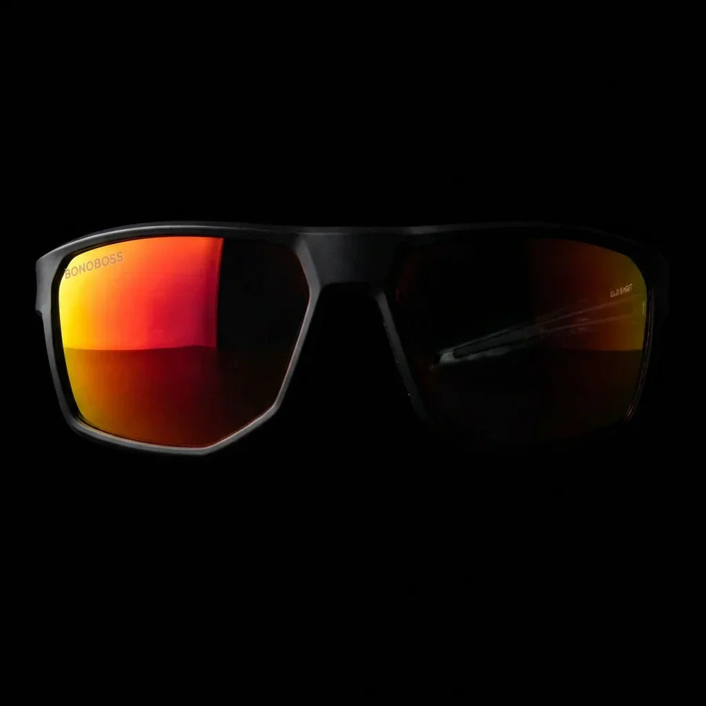 Ollie anteojos de sol diseño frontal para hombre y mujer #color_espejado-naranjo