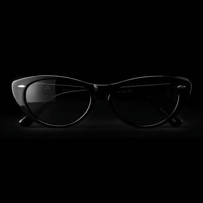 Havana lentes polarizados negro clásico visto de frente hombre y mujer #color_negro