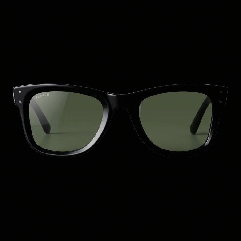 Primer plano frontal Acacia Reverse lentes de sol mujer verde G15 #color_g15