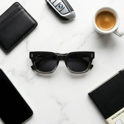 Lentes sol Osorno rPET polarizados UV400 rPET reciclado Negro composicion urban kit accesorios ciudad Bonoboss #editorial_detail2 #color_negro