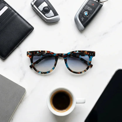 Lentes sol Meli polarizados bio-acetato azul marble composicion urban kit accesorios ciudad moderna premium Bonoboss #editorial_detail2 #color_azul-marble