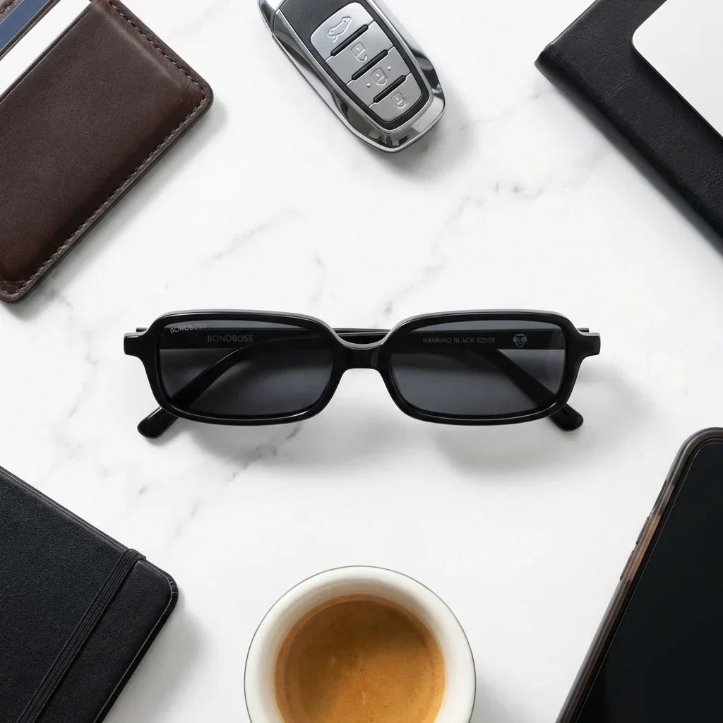Lentes sol Navarino polarizados UV400 composicion urban kit accesorios ciudad Bonoboss #color_negro