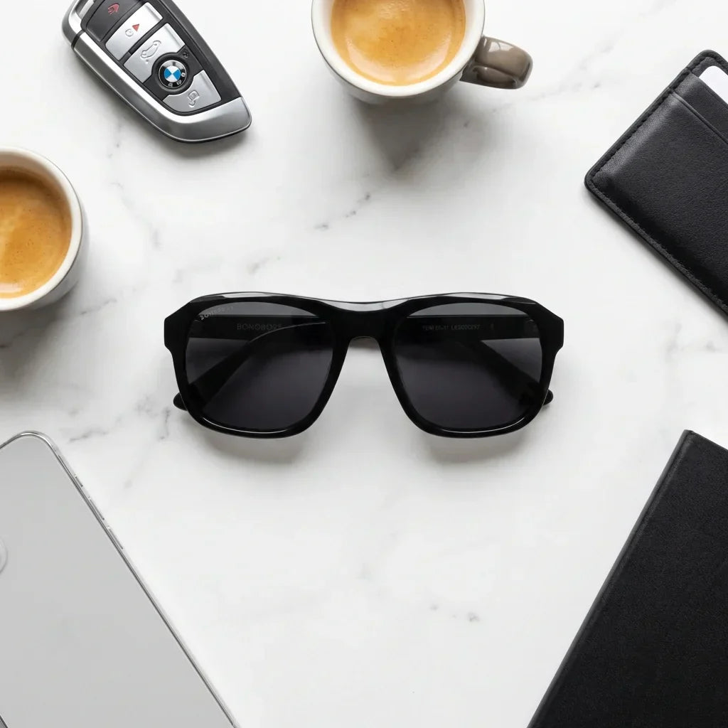 Lentes sol Tom polarizados UV400 composicion urban kit accesorios ciudad Bonoboss #color_negro