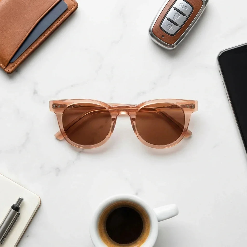 Lentes sol Meli polarizados bio-acetato lightsalmon composicion urban kit accesorios ciudad moderna Bonoboss #editorial_detail2 #color_lightsalmon