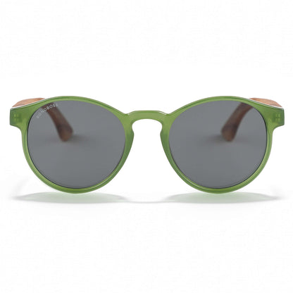 Vista frontal de Paine gafas de sol hombre color verde #color_verde