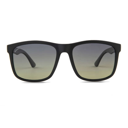Rapanui RPET lentes polarizados negro vista frontal para mujer #color_negro
