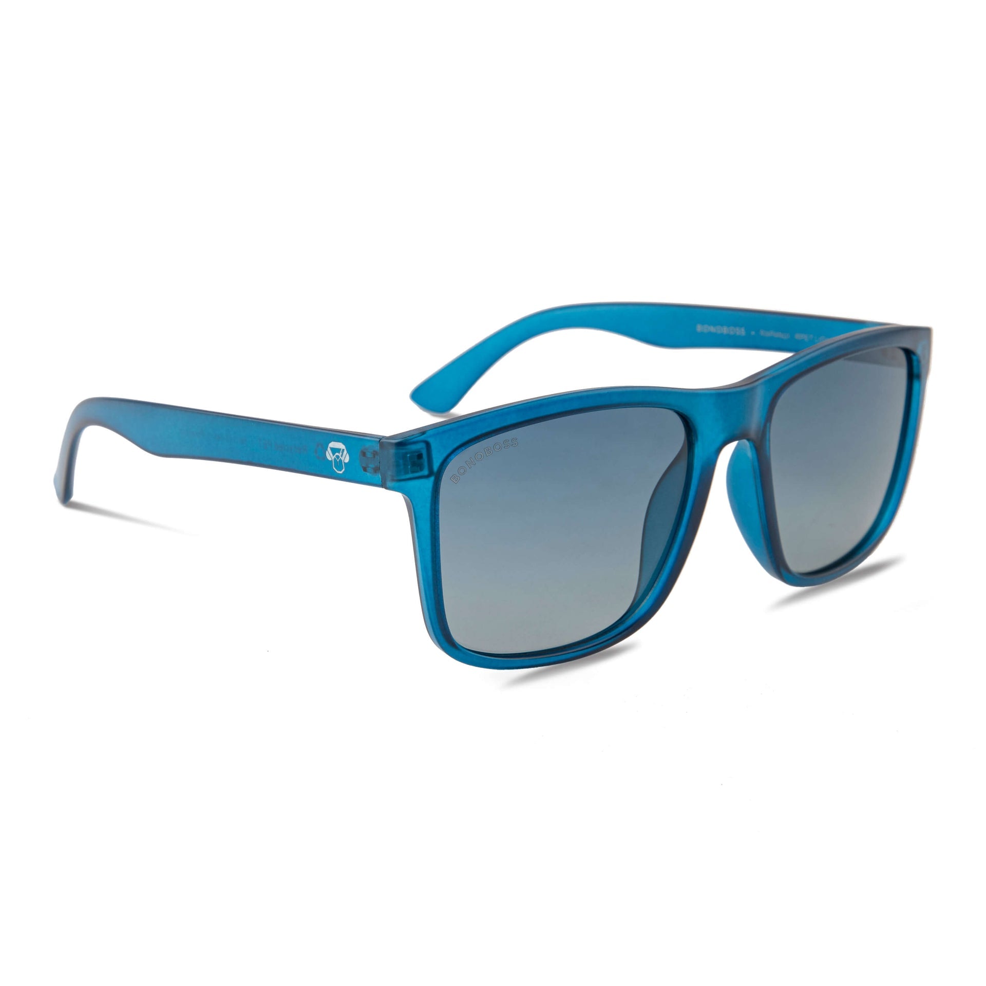 Rapanui RPET anteojos de sol de frente con madera natural #color_light-ocean