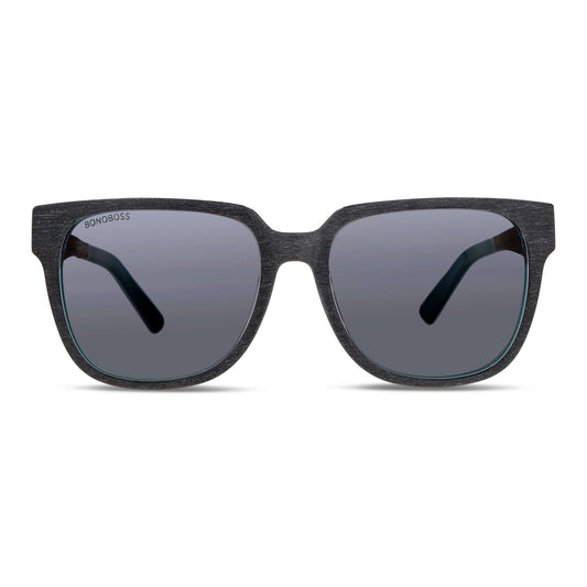 lentes de sol polarizados para hombre y mujer con antireflejo interno y varillas de madera natural sustentables  #color_zebrano