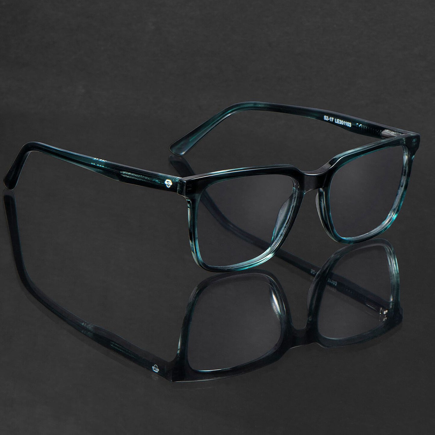 Vista frontal Selknam Clip Sol lentes ópticos clip on color tono verde #color_verde