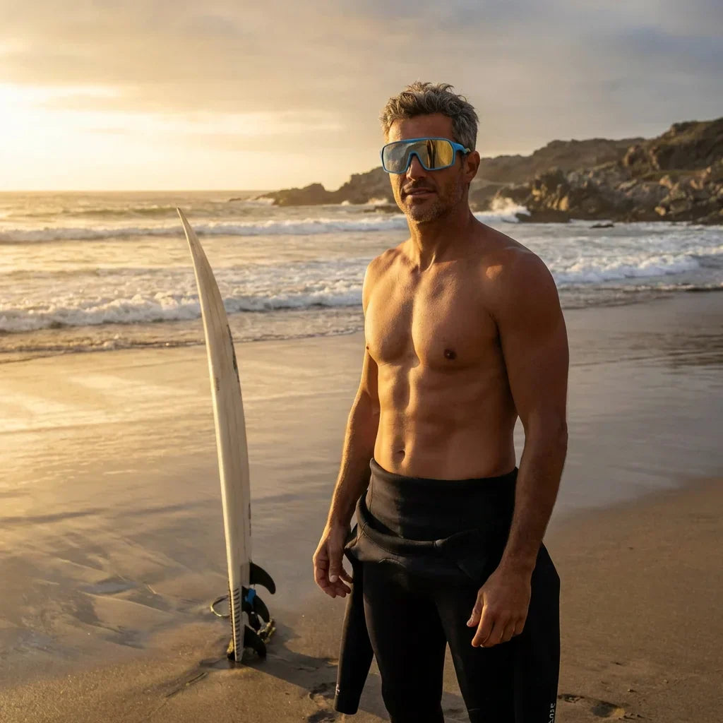 Bonoboss Rudolph Blue - Surf playa con lentes deportivos #editorial_action3 #color_blue