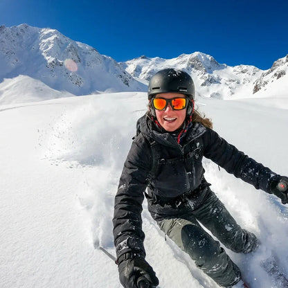 Bonoboss Futaleufu Espejado Rojo - Ski nieve con lentes deportivos #editorial_action4 #color_espejado-rojo