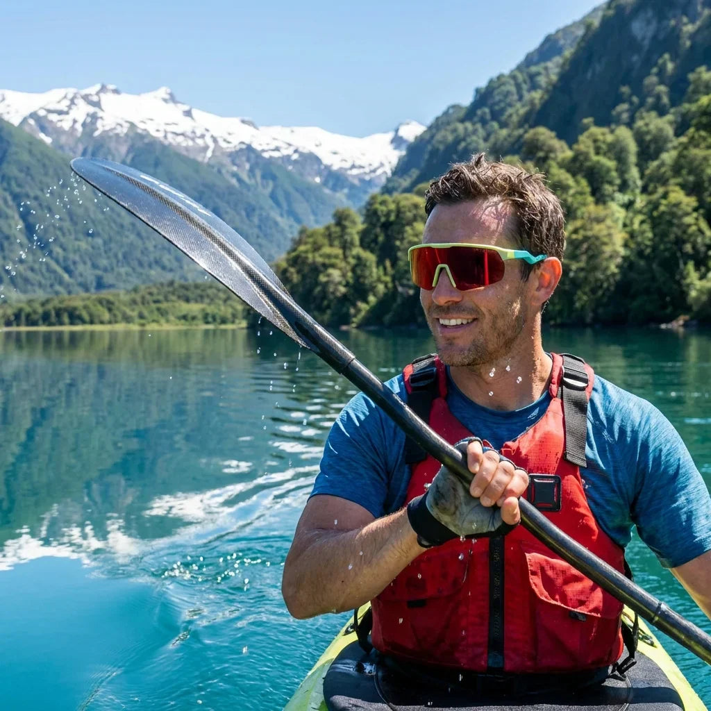 Bonoboss Bolt Yellow - Kayak con lentes deportivos #editorial_action5 #color_yellow