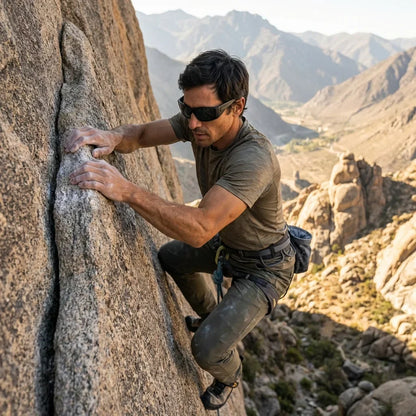 Bonoboss Futaleufu Negro - Escalada con lentes deportivos #editorial_action6 #color_negro