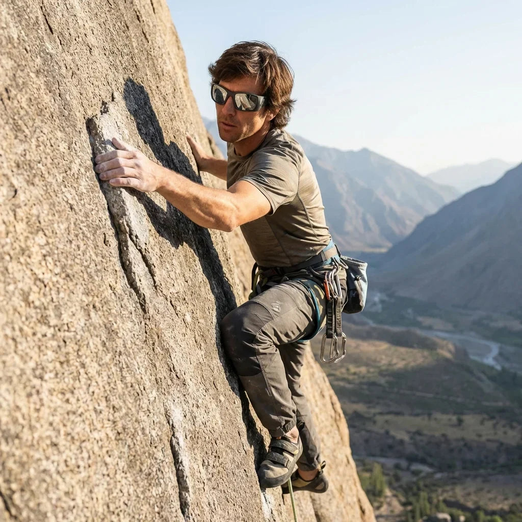 Bonoboss Futaleufu Espejado Silver - Escalada con lentes deportivos #editorial_action6 #color_espejado-silver