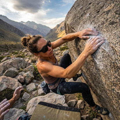 Bonoboss Andes Negro - Escalada con lentes deportivos #editorial_action6 #color_negro