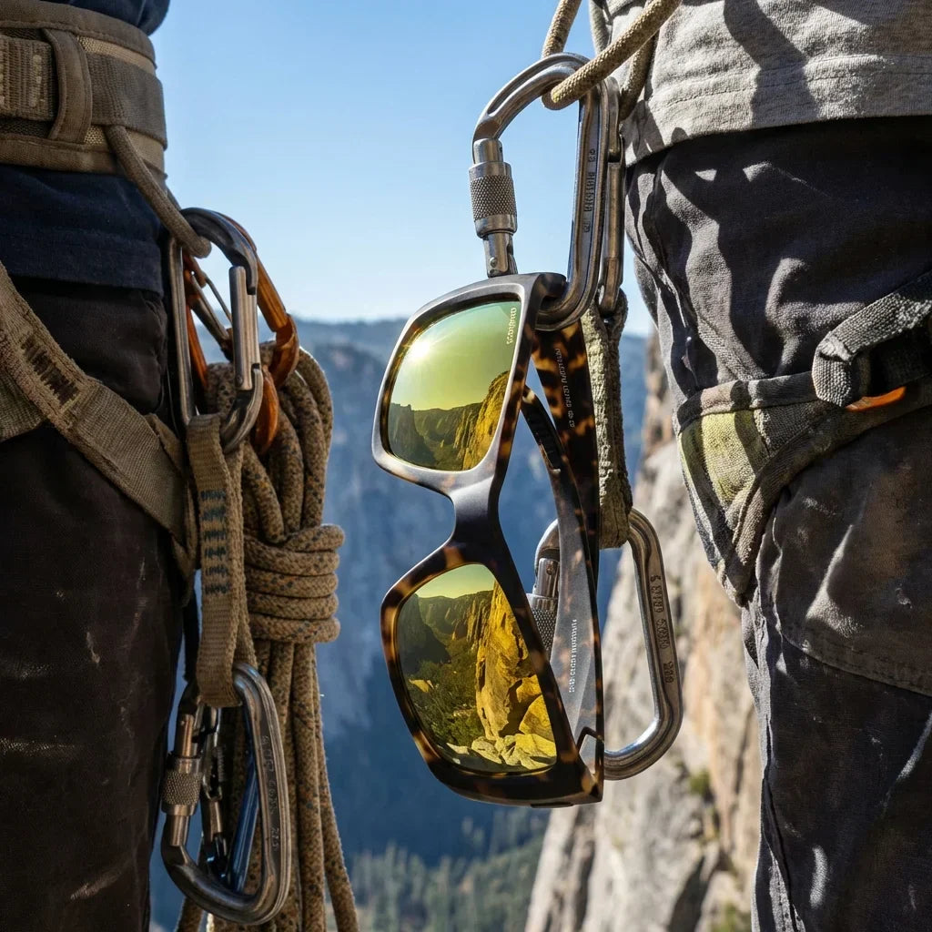 Bonoboss Futaleufu Espejado Dorado - Detalle lentes deportivos contexto #editorial_detail2 #color_espejado-dorado