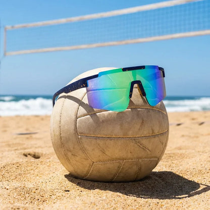 Bonoboss Santiago Azul - Detalle lentes deportivos primer plano #editorial_detail4 #color_azul