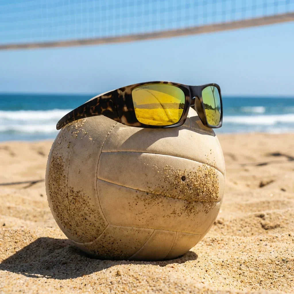 Bonoboss Futaleufu Espejado Dorado - Detalle lentes deportivos primer plano #editorial_detail4 #color_espejado-dorado