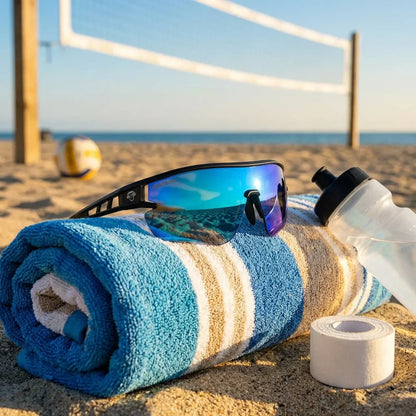 Bonoboss Strive Sky - Detalle lentes deportivos primer plano #editorial_detail4 #color_sky
