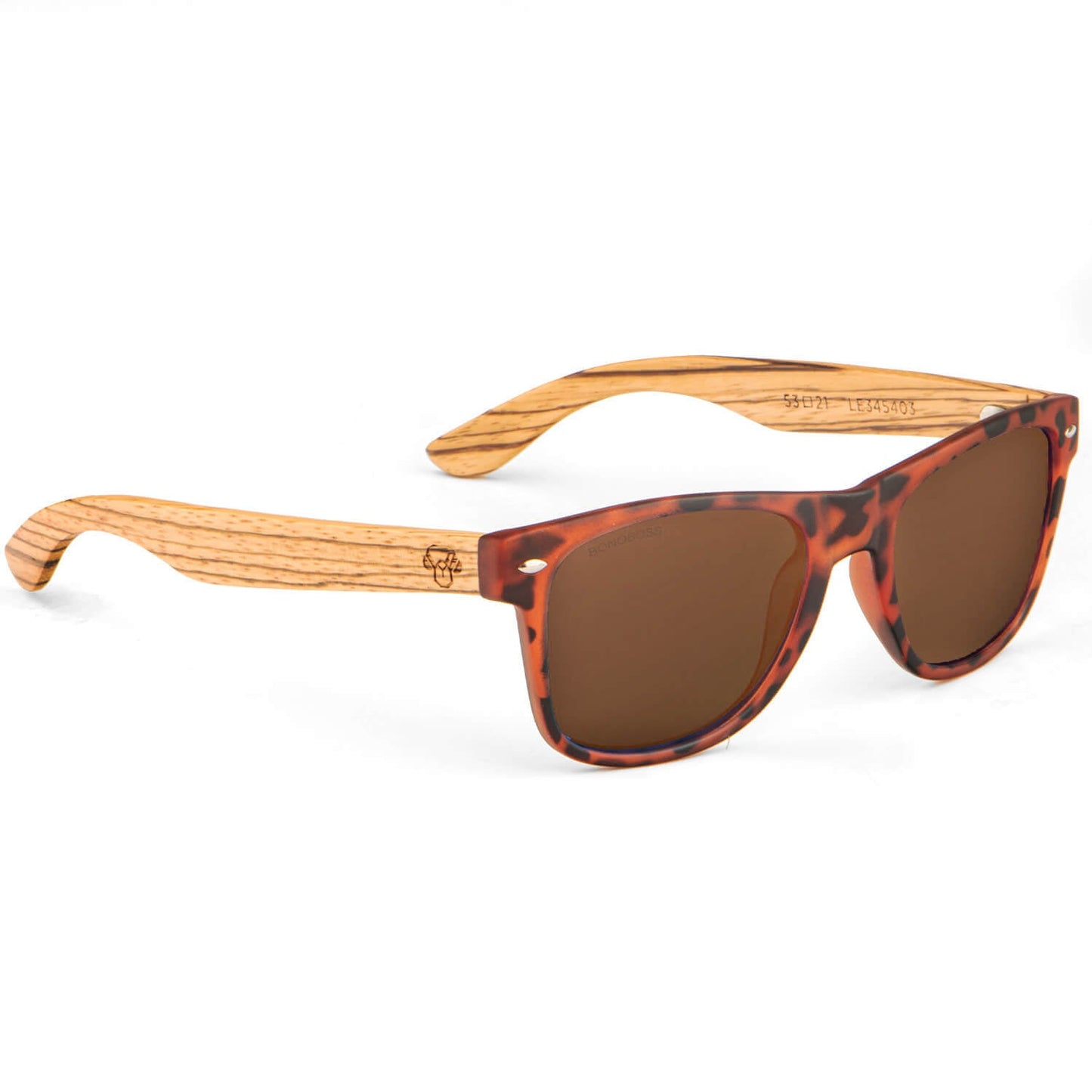 anteojos de sol rectangulares polarizados negros pata de madera  para hombre y mujer con lentes de color carey #color-marco_carey