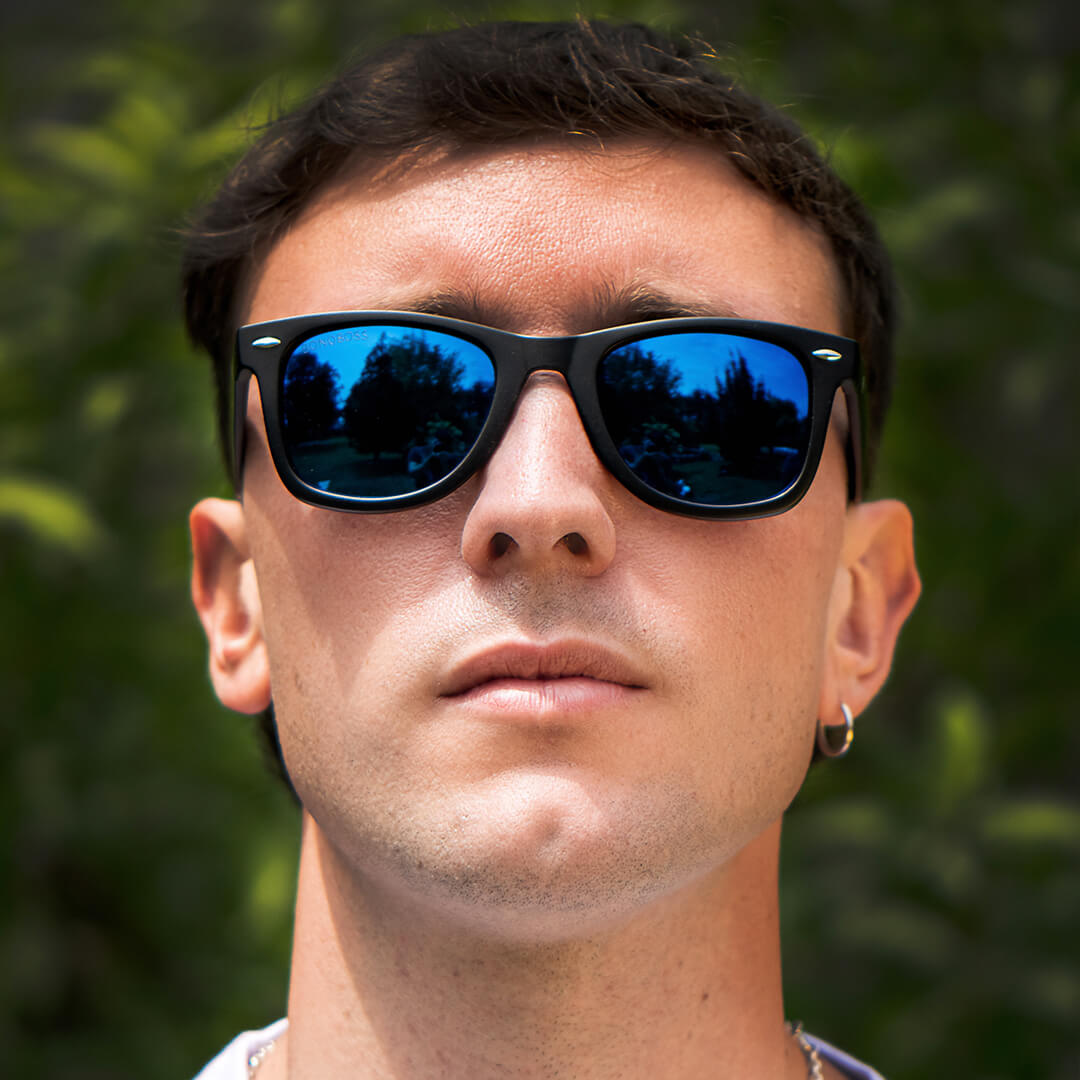 Acacio RPET lentes de sol hombre premium tono sky vista frontal #color_sky