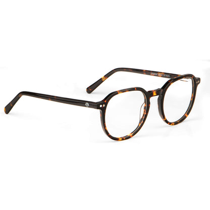 Hombre luciendo Canarias lentes con imán acabado carey imán premium #color_carey