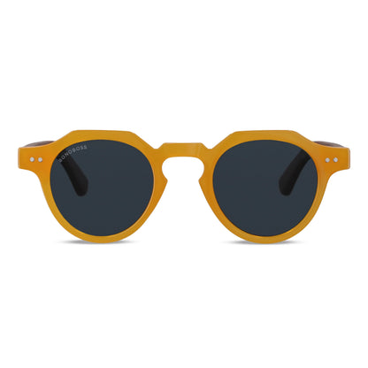 Lentes sol Angostura Amarillo vista producto fondo blanco 1 polarizados UV400 Bonoboss #editorial_producto-1 #color_amarillo #foto_frontal