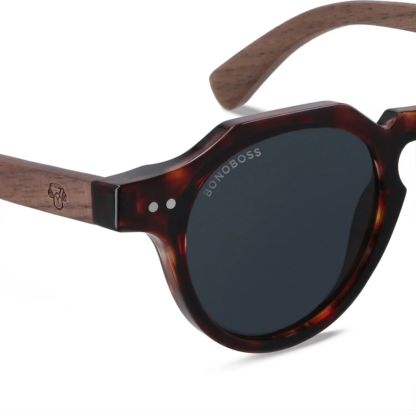 Lentes sol Angostura Carey detalle close-up polarizados UV400 Bonoboss #editorial_detail-3 #color_carey