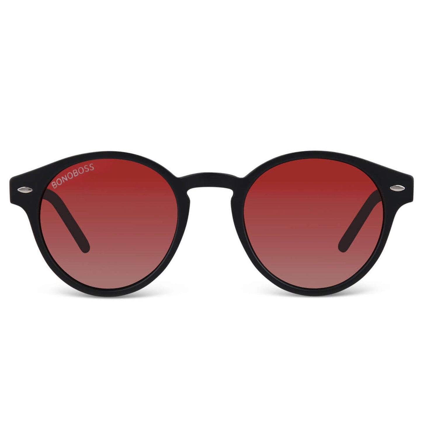 Joplin RPET lentes de sol rojo perspectiva 3/4 para mujer #color_rojo