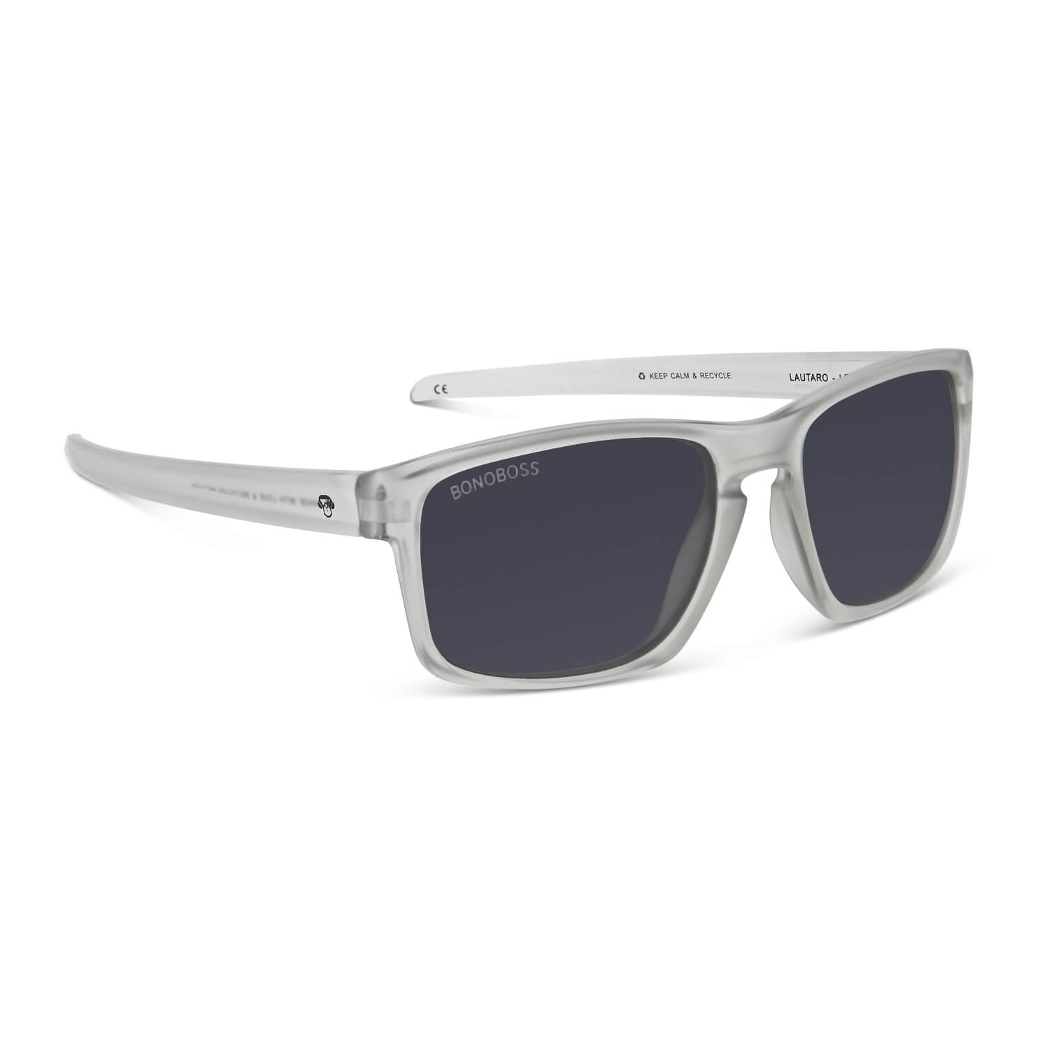 lentes anteojos de sol de platico reciclado rectangulares clasicos color transparente para mujer y hombre #color_degrade-azul