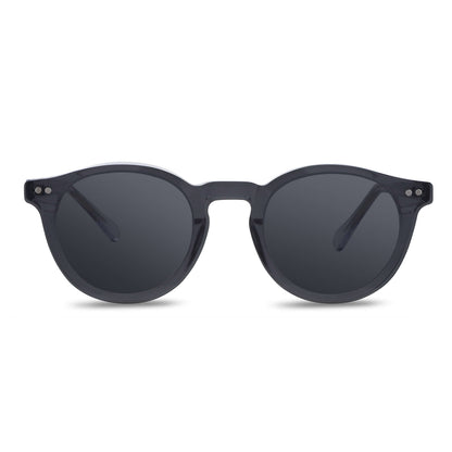 Vista frontal de Fran Clip Sol lentes ópticos clip on color transparente para mujer #color_transparente
