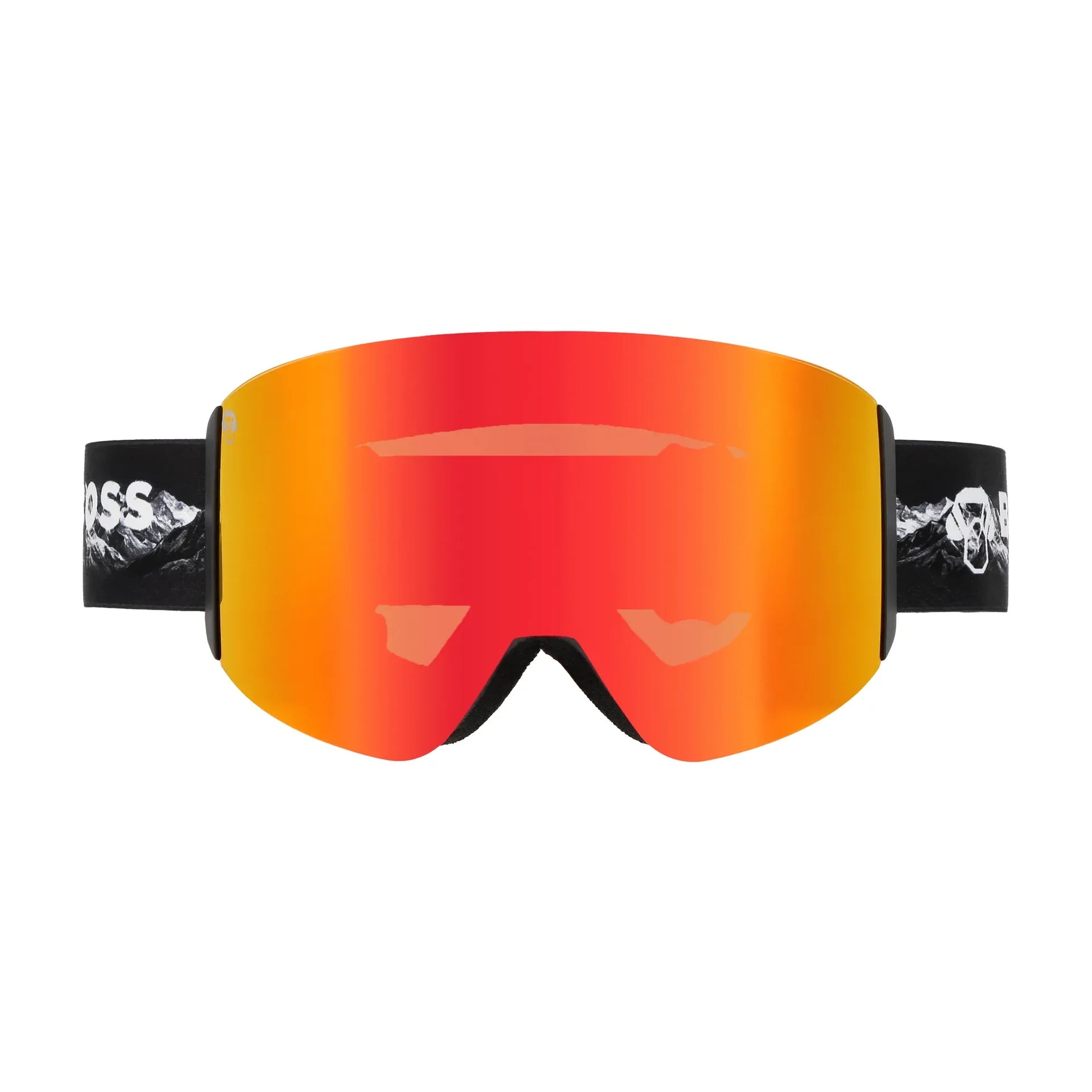 Bonoboss Antiparra de Nieve Magnet Powder Talla L Rojo - para ski y snowboard vista frontal #color_rojo