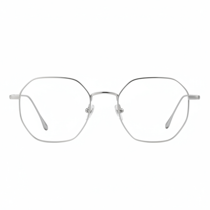 armazon optico con clip de sol polarizado delgado y liviano con o sin receta optica bonoboss distribuidor de marcos opticos mayorista de opticas #color_silver