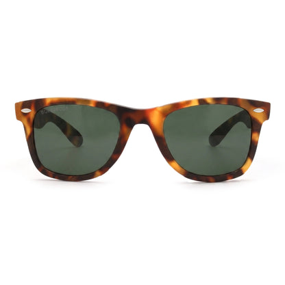Acacia RPET Carey lentes de sol cristal G15 vista frontal unisex madera reciclada #color_g15 #foto_frontal